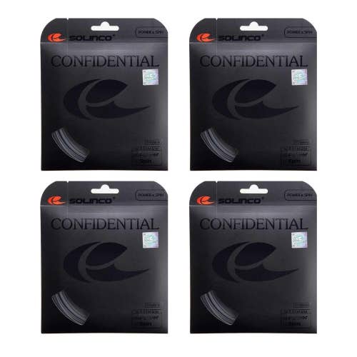 Solinco Confidentail Tennis String (4 Sets) Designed to Offer Improved...