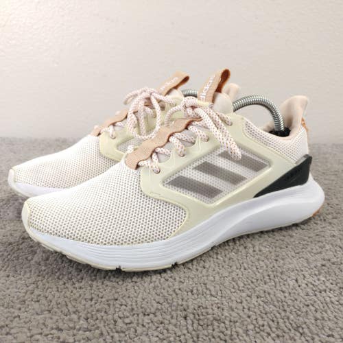 Adidas EnergyFalcon X Womens Size7 Running Shoes White Cream Sneakers Low Top