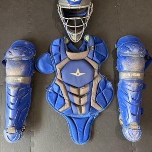 Blue All Star System 7 Axis Catcher's Set (Used)