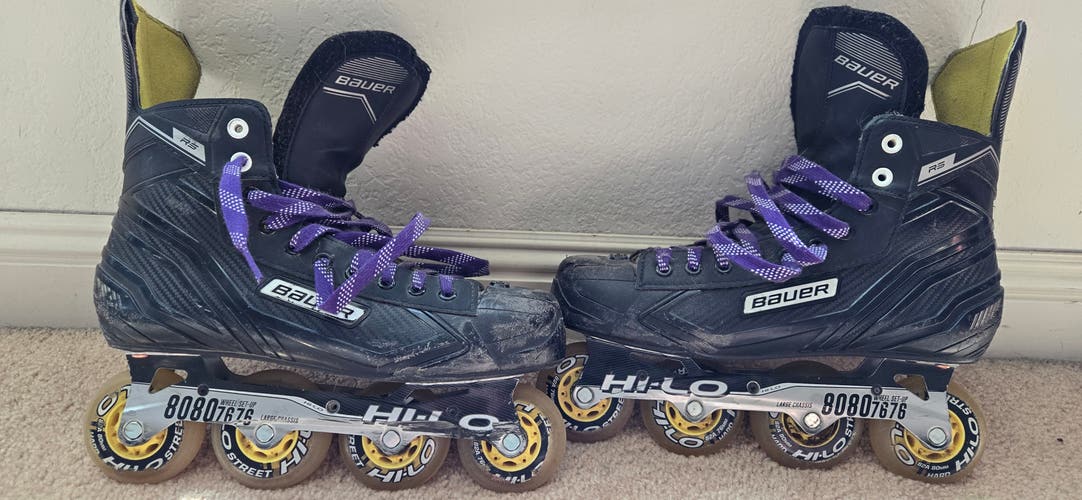 Bauer RS Inline Skates Regular Width Size 10.5 (Used)