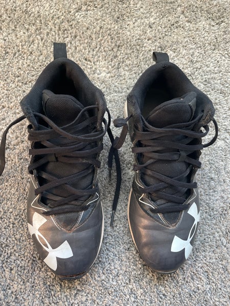 Black Kids 4Y (Big Kids / Youth) Youth Under Armour Cleats (Used)