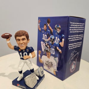 Eli Manning 2021 NY Giants #10 Jersey Retirement Limited Edition Bobblehead (New in original box)