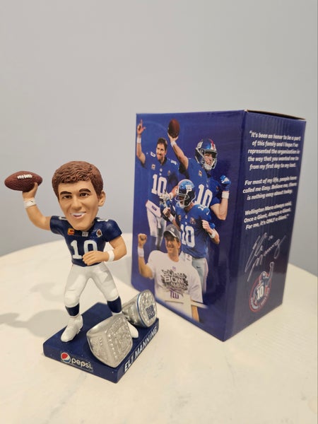 Eli Manning 2021 NY Giants #10 Jersey Retirement Limited Edition Bobblehead (New in original box)