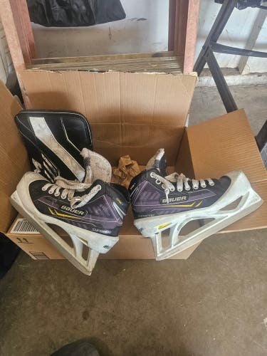 Bauer Supreme One.7 Hockey Goalie Skates Size 5 (Used)