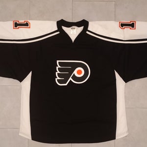 H7600 "Flyers" Style Goalie Jersey 4XL - Black- New