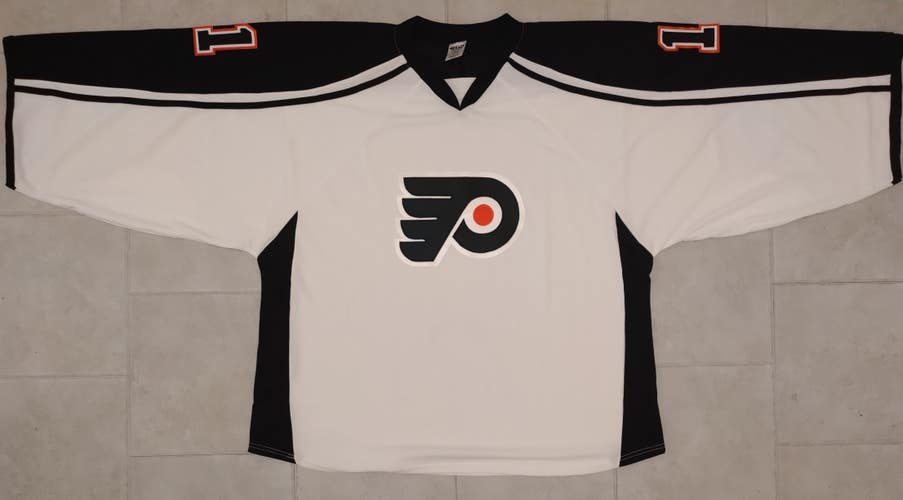 H7600 "Flyers" Style Goalie Jersey 4XL - White- New