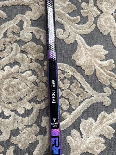 Senior CCM Ribcor Trigger 8 Pro Right Handed Hockey Stick Toe Pattern 100 Flex Pro Stock (New)