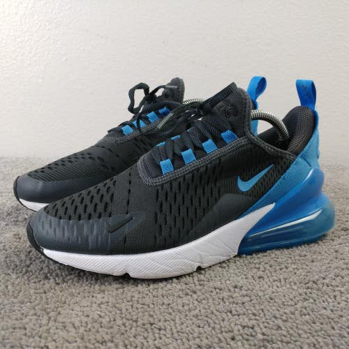 Nike Air Max 270 GS Kids Boys Size 5.5Y Running Shoes Anthracite Blue