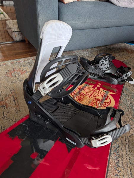 Men's Large Burton Freestyle Snowboard Bindings All Mountain (Used)