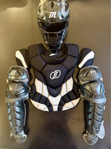 Black/Gray Marucci / Easton Catcher's Set (Used)