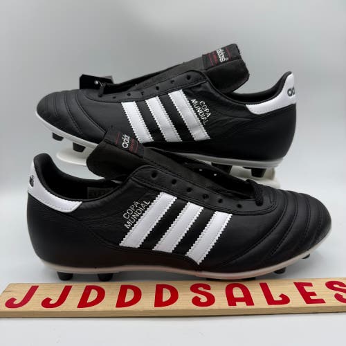 Adidas Copa Mundial Leather Black White Soccer Cleats 015110 Mens Sz 10 RARE
New