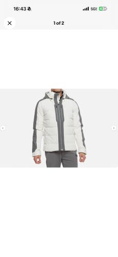 White cosmos down kjus Unisex Large/Extra Large Kjus Jacket (New)