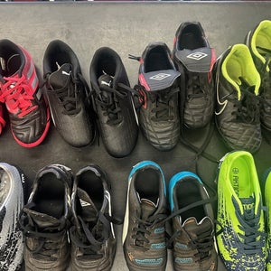 Soccer cleats mystery box Sizes 7 Youth-10.5 Youth-Unisex Cleats (Used) Amazing price