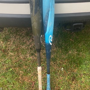 2023 Rawlings Icon Composite and Rawlings Clout AI BBCOR Certified Bat (-3) 30 oz 33" (Used)