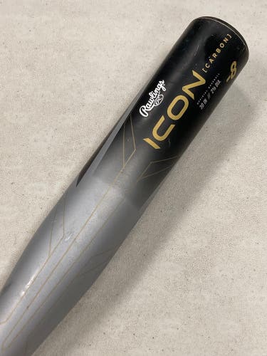 2023 Rawlings Icon Composite Bat USABat Certified (-8) Composite 22 oz 30" (Used)