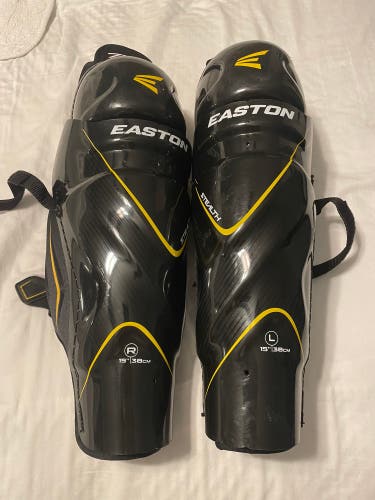 Senior Easton Stealth 75S 15" Shin Pads (Used)