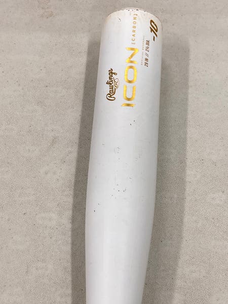 Batte Baseball Rawlings Icon Drop 10 USSSA – 29 Pouces 19 Oz, Jeune, équilibrée