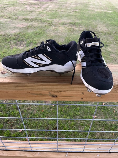 Black/White Men's Size M 8.5 (W 9.5) Adult New Balance 3000v7 Low Top Metal (New)