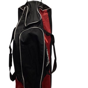 Used Rawlings WORKHORSE DELUXE BB/SB Player Wheeled Bag Red 11443-S000202944
