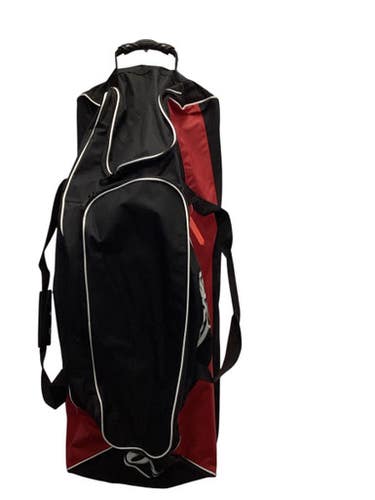 Used Rawlings WORKHORSE DELUXE BB/SB Player Wheeled Bag Red 11443-S000202944