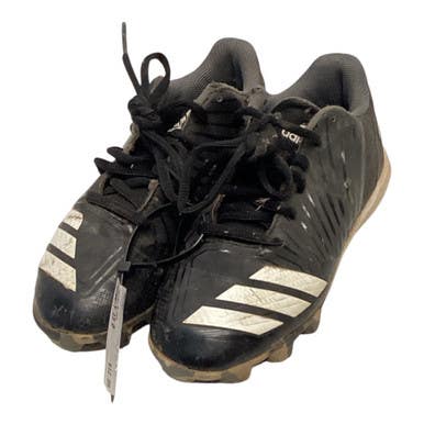 Used Adidas BB/SB Cleats Black Youth 13.0 11443-S000203079