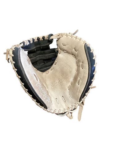 Used Rawlings GGECM33HWB BB/SB Catchers RH Throw Black And White 33" 11443-S000203132