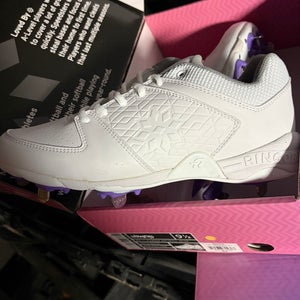 White Women's Size M 8.5 (W 9.5) Ringor Low Top Metal (New)