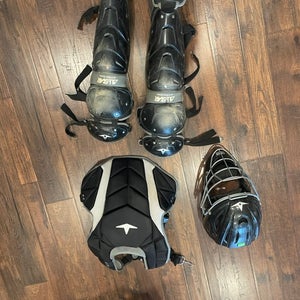 Black All Star System 7 Catcher's Set (Used)