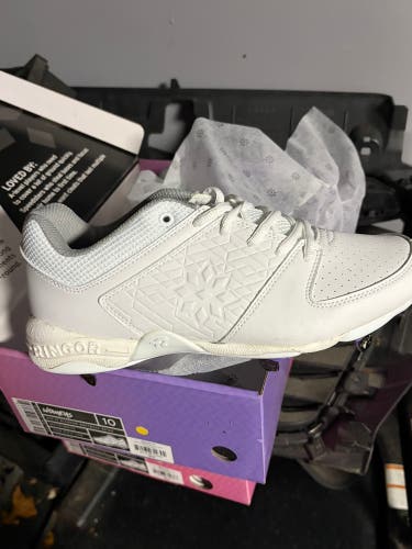 White Women's Size M 9.0 (W 10.0) Ringor Low Top (New)