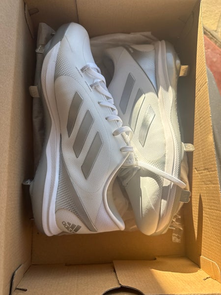 White Men's Size M 9.5 (W 10.5) Adidas Metal (New)