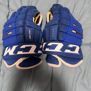 CCM Tacks 4 Roll Pro Gloves 14" Pro Stock (Used)