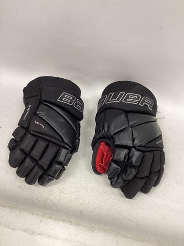 Used Bauer VAPOR 3X Junior Gloves Black 12" 11851-S000043487