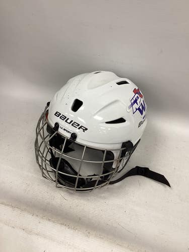 Used Bauer LIL SPORT Helmet Cage Combo White One Size 11851-S000043473