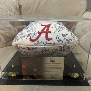2009 team signed National Championship Alabama football