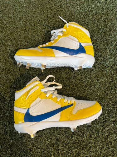 Air Jordan 1 custom travis scott cleats