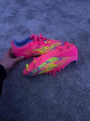 Pink Men's Size M 8.5 (W 9.5) Adidas F50 adizero Molded Cleats Cleats (New)