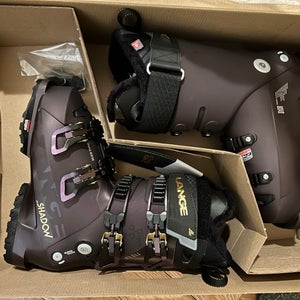 Mondo 24 & 24.5 Women's Lange All Mountain Shadow 115 LV Ski Boots Medium Flex (New)