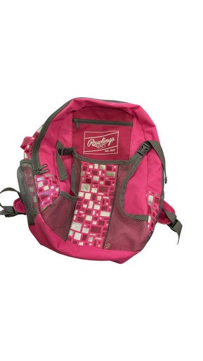 Used Rawlings BAT BACKPACK BB/SB Player Backpack Pink 11859-S000028715