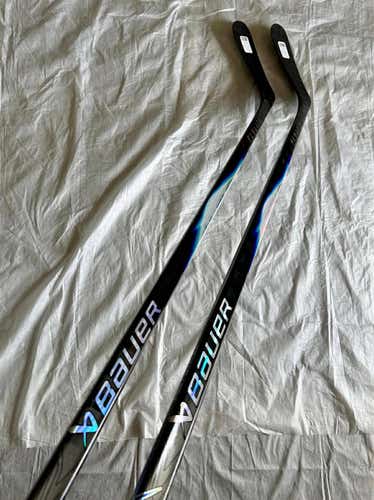 2x NEW 2xPACK Bauer Pulse LH P92 77 Flex Hockey Sticks