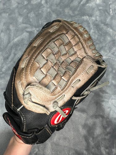 Gray Rawlings Sure Catch RH Pitcher's Baseball Glove 11.5" (Used)