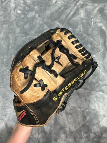 Black All Star System 7 RH Infield Baseball Glove 11.75" (Used)