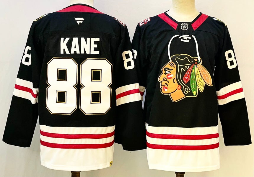 Patrick Kane Chicago Blackhawks Alternate Black Jersey Size 54