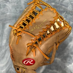 Brown Rawlings Player Preferred RH Outfield Baseball Glove 12.75" (Used)