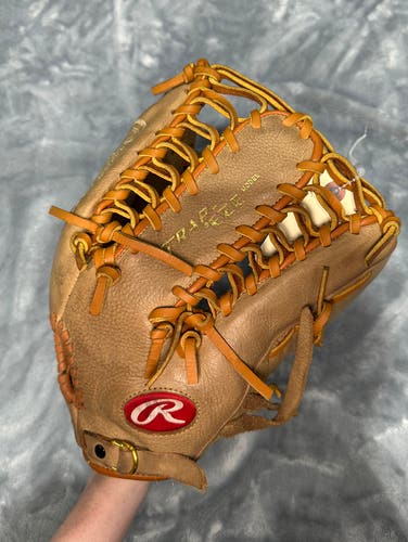 Brown Rawlings Player Preferred RH Outfield Baseball Glove 12.75" (Used)