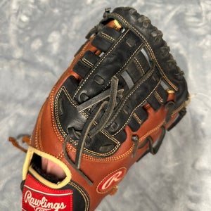 Brown Rawlings Sandlot RH First Base Baseball Glove 12.5" (Used)