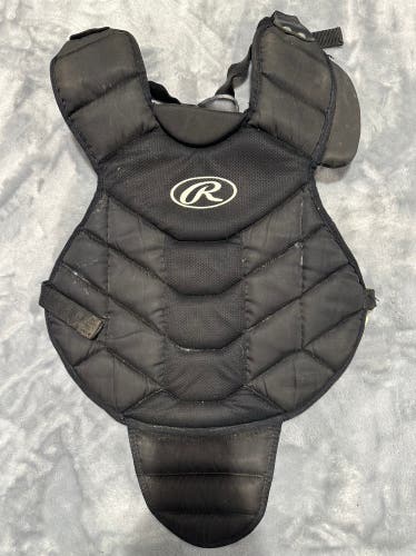 Black Intermediate Rawlings Catcher's Chest Protector (Used)