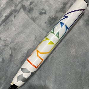 White 2025 DeMarini Prism+ Composite Bat (-11) Composite 22 oz 33" (Used)