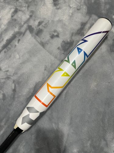 White 2025 DeMarini Prism+ Composite Bat (-11) Composite 22 oz 33" (Used)
