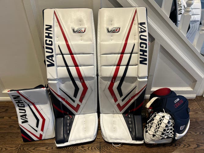 34" 2025 Vaughn VX1 Pro Carbon Goalie Leg Pads Pro Stock