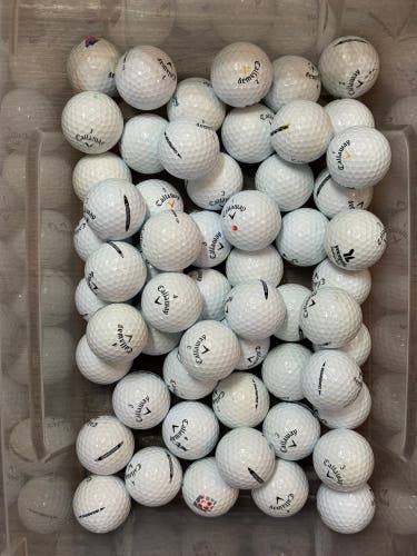 50 Callaway Warbird Golf Balls - 4A Near-Mint Condition